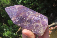 Polished Lepidolite Points x 2 From Madagascar - Toprock Gemstones and Minerals 