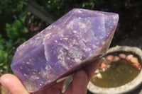 Polished Lepidolite Points x 2 From Madagascar - Toprock Gemstones and Minerals 