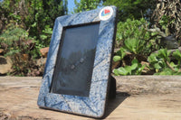 Hand Made Dumortierite Picture Frame in Box - Sold per Item - From Mozambique - Toprock Gemstones and Minerals 