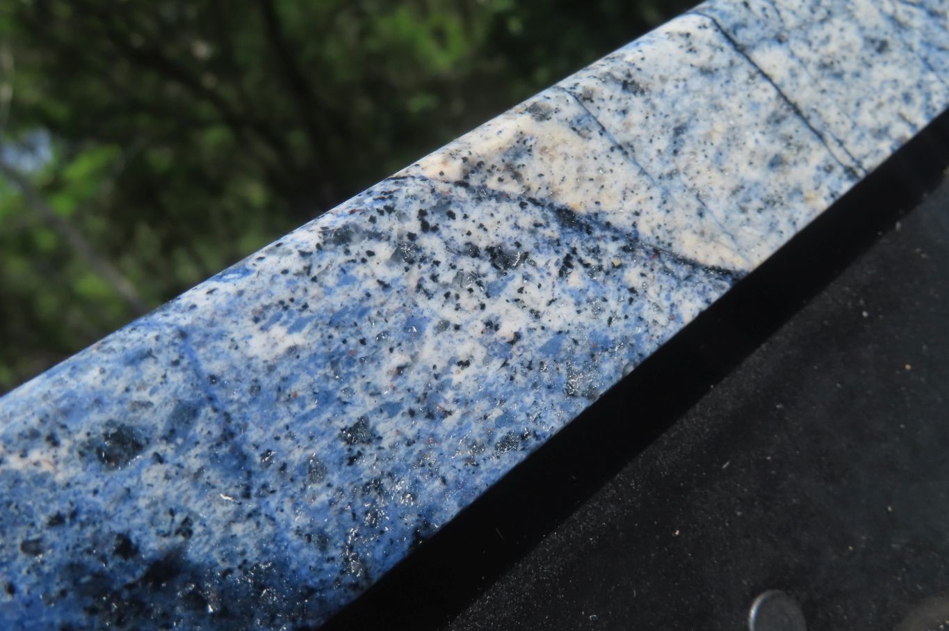 Hand Made Dumortierite Picture Frame in Box - Sold per Item - From Mozambique - Toprock Gemstones and Minerals 