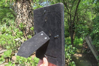 Hand Made Dumortierite Picture Frame in Box - Sold per Item - From Mozambique - Toprock Gemstones and Minerals 