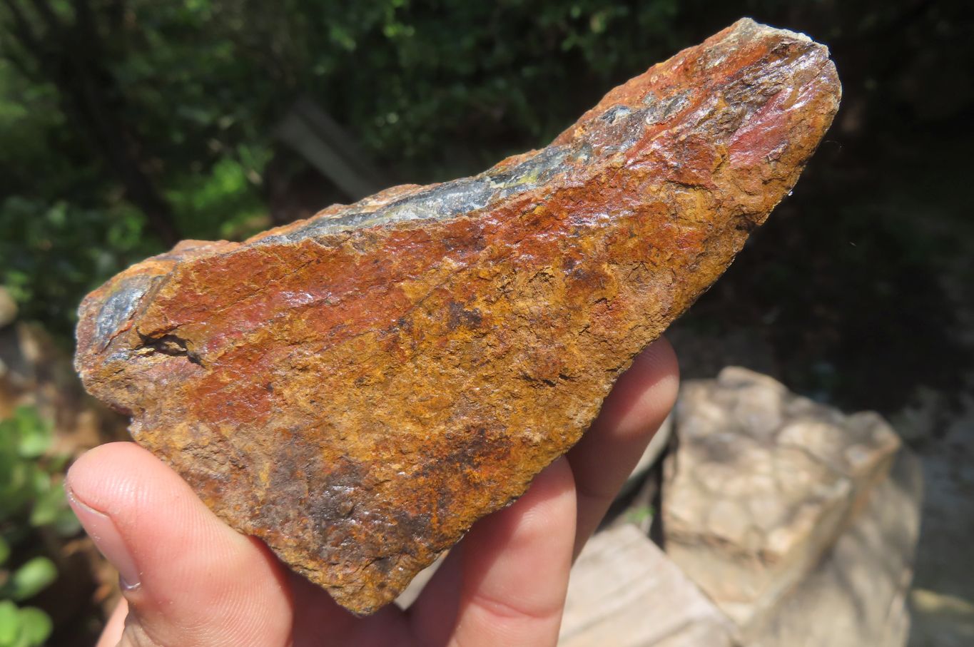 Polished On One Side Tiger's Eye Slabs x 12 From Prieska, South Africa - Toprock Gemstones and Minerals 