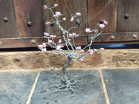 Hand Made Pink Rubellite Tourmaline Copper Wire Wrap Tree x 1 From KwaZulu Natal, South Africa - Toprock Gemstones and Minerals 