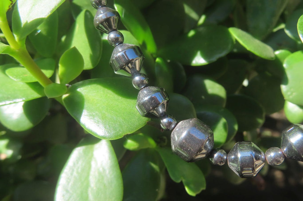 Polished Hematite Beaded Choker - Sold Per Item - From Southern Africa - Toprock Gemstones and Minerals 