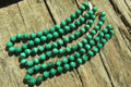 Polished Malachite Ball Shaped Large Beaded Necklace - Sold Per Item- From Congo - Toprock Gemstones and Minerals 