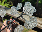 Hand Made Quartz Tumble Chip & Wire Wrap Tree - Sold Per Item - From South Africa - Toprock Gemstones and Minerals 