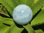 Polished Large Blue Calcite Spheres - Sold per Item - From Madagascar - Toprock Gemstones and Minerals 