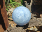 Polished Large Blue Calcite Spheres - Sold per Item - From Madagascar - Toprock Gemstones and Minerals 