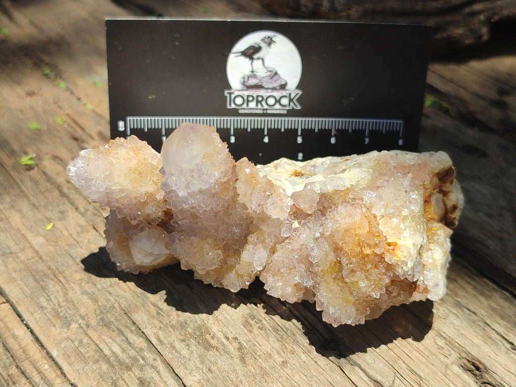Natural Spirit Quartz Clusters x 7 From Boekenhouthoek, South Africa - Toprock Gemstones and Minerals 