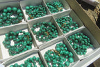 Polished Malachite Ball Shaped Mixed Size Beaded Necklace - Sold Per Item- From Congo - Toprock Gemstones and Minerals 