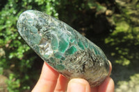 Polished Rare Emerald Mica In Matrix Standing Free Forms x 6 From Mutoko, Zimbabwe - Toprock Gemstones and Minerals 