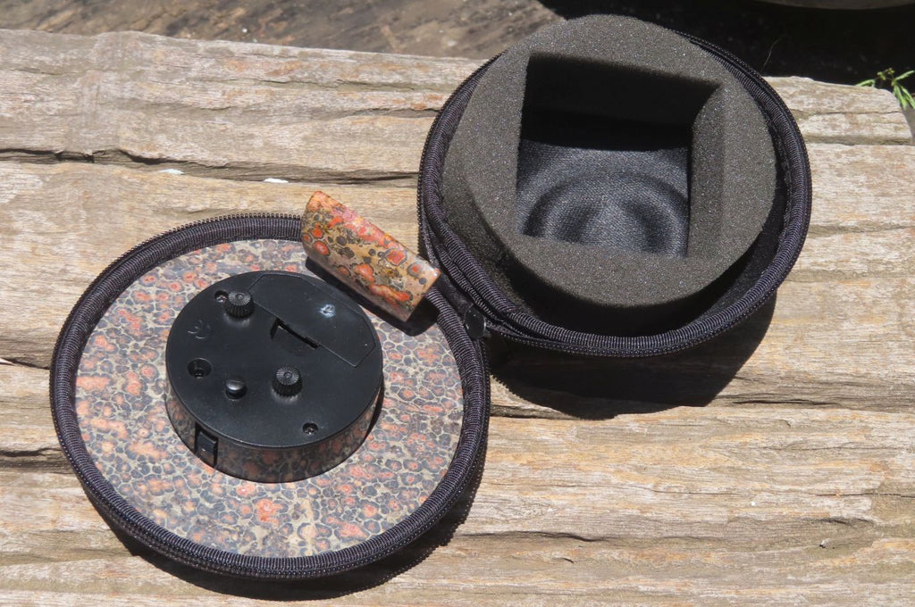 Polished Classic Snakeskin Rhyolite Jasper Alarm Clock - Sold Per Item - From Australia - Toprock Gemstones and Minerals 