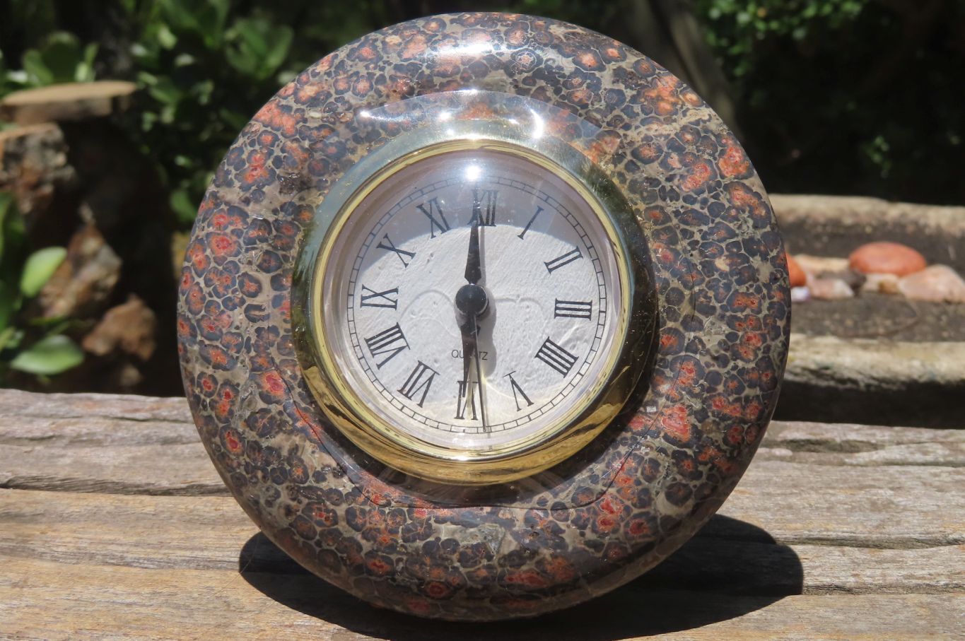 Polished Classic Snakeskin Rhyolite Jasper Alarm Clock - Sold Per Item - From Australia - Toprock Gemstones and Minerals 