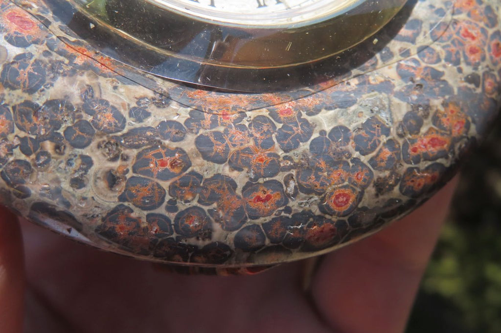 Polished Classic Snakeskin Rhyolite Jasper Alarm Clock - Sold Per Item - From Australia - Toprock Gemstones and Minerals 