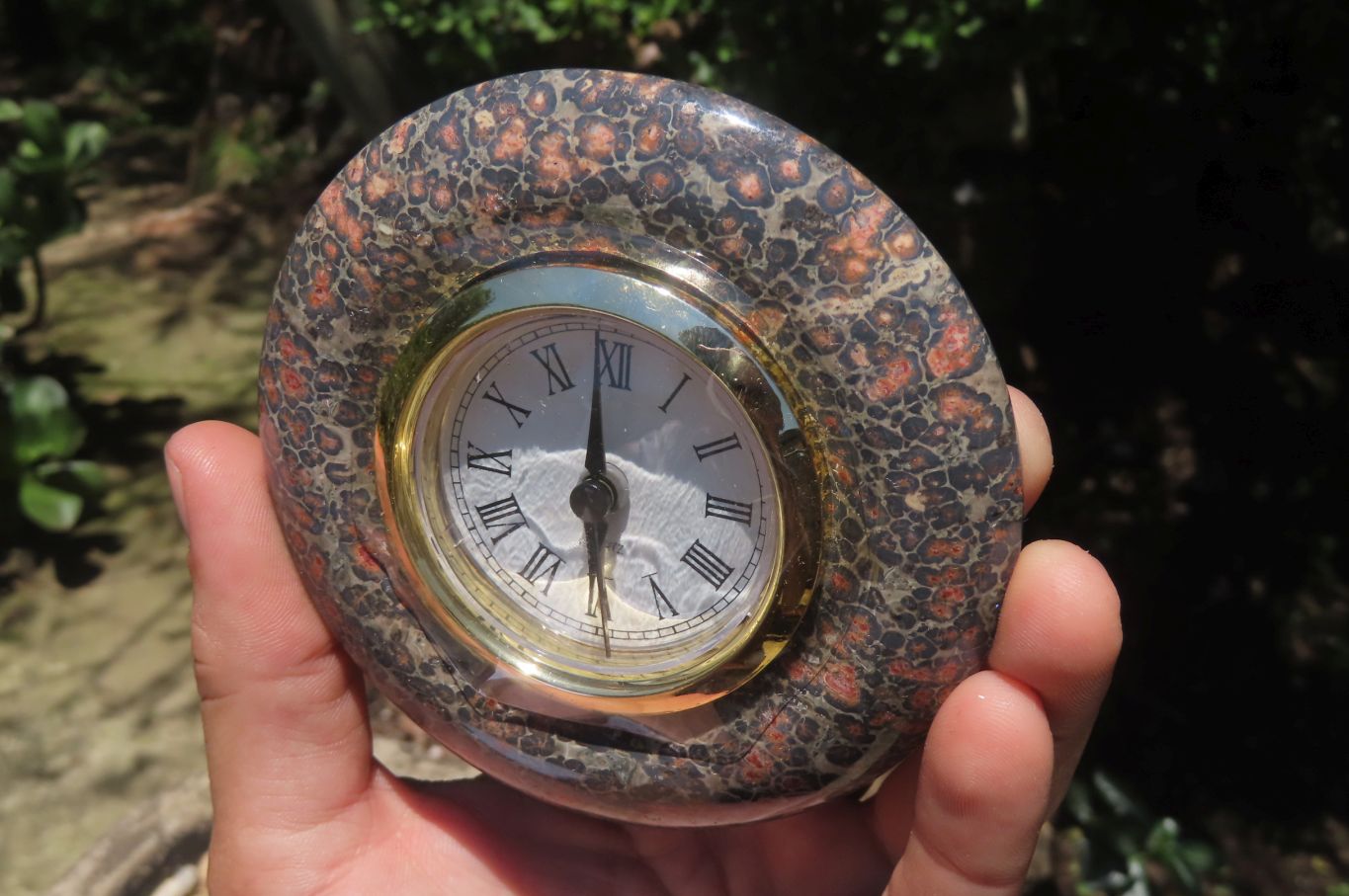 Polished Classic Snakeskin Rhyolite Jasper Alarm Clock - Sold Per Item - From Australia - Toprock Gemstones and Minerals 