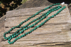 Hand Made Flower Malachite Necklaces x 2 From Congo - Toprock Gemstones and Minerals 