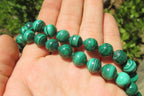 Hand Made Flower Malachite Necklaces x 2 From Congo - Toprock Gemstones and Minerals 