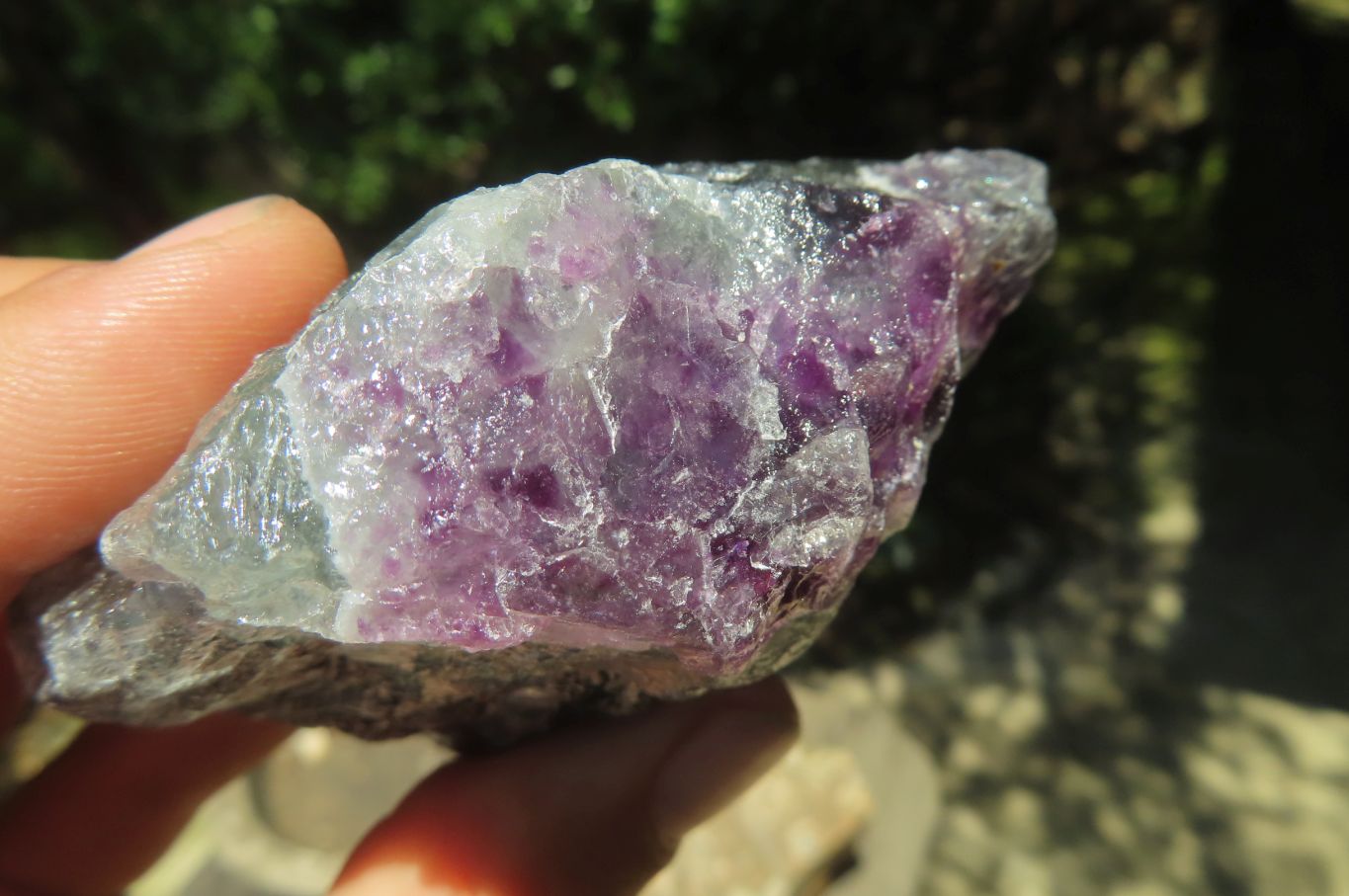 Natural Watermelon Fluorite Cobbed Specimens x 9 From Uis, Namibia - Toprock Gemstones and Minerals 