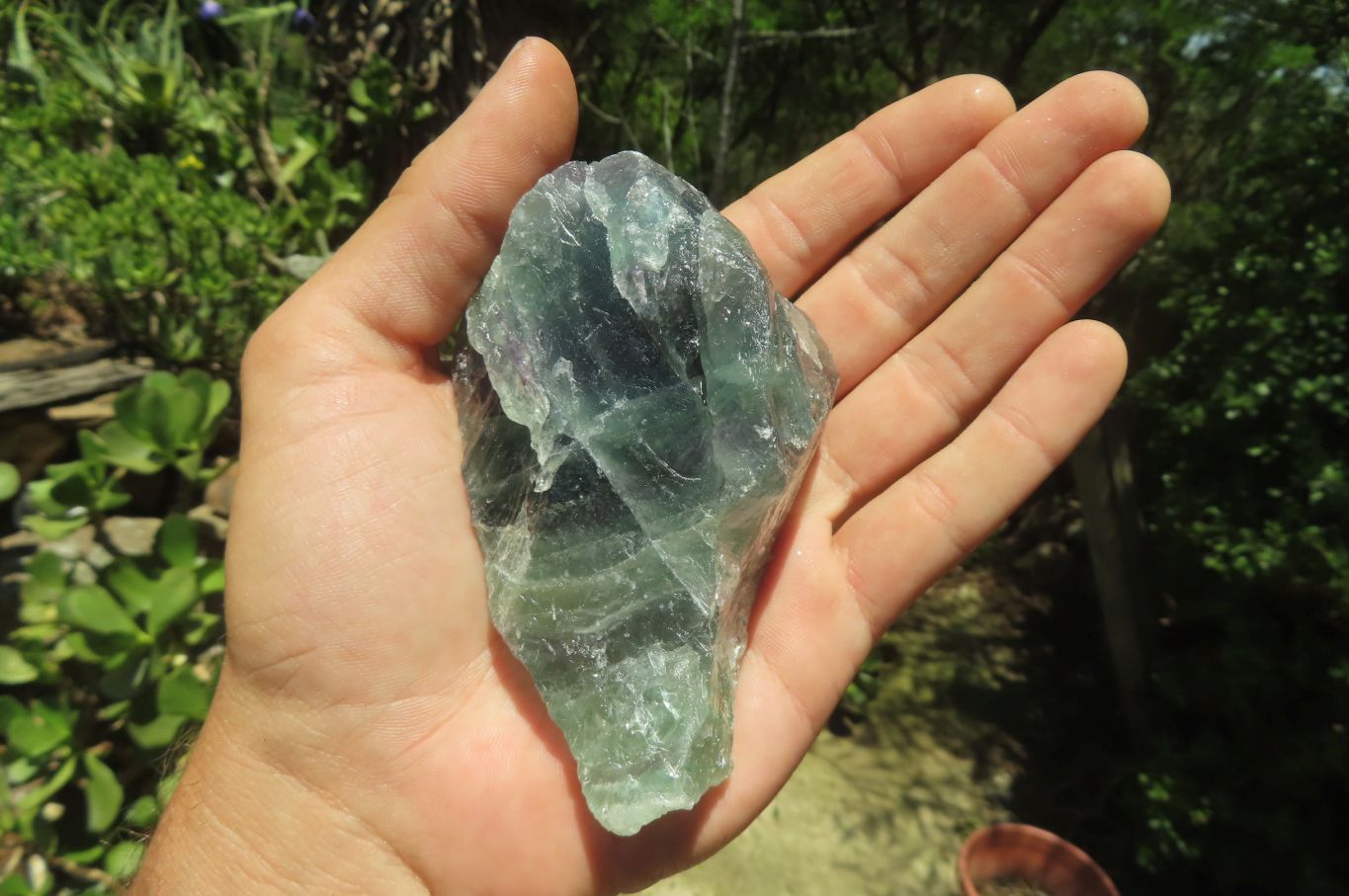 Natural Watermelon Fluorite Cobbed Specimens x 9 From Uis, Namibia - Toprock Gemstones and Minerals 
