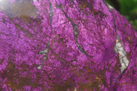 Polished On One Side Metallic Purpurite x 3 From Namibia - Toprock Gemstones and Minerals 