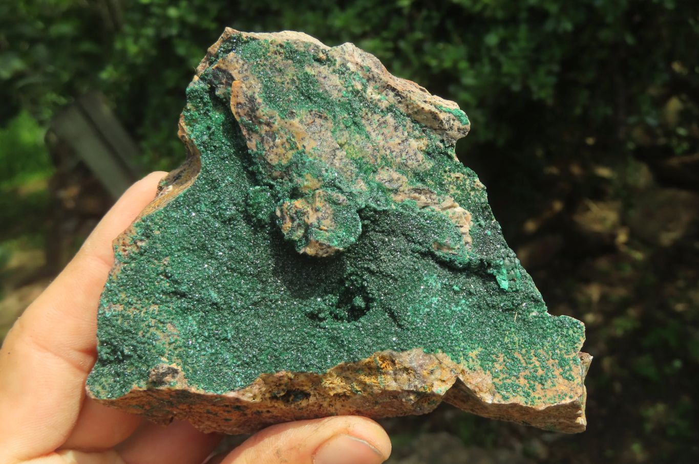 Natural Botryoidal Malachite Specimens x 3 From Tenke Fungurume, Congo - Toprock Gemstones and Minerals 