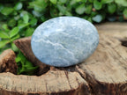Polished Large Blue Calcite Galet / Palmstones - Sold per KG - From Madagascar - Toprock Gemstones and Minerals 