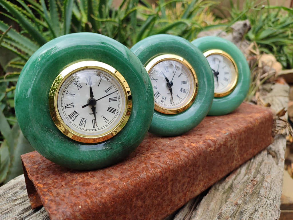 Polished Aventurine Alarm Clock - Sold Per Item - From Zimbabwe - Toprock Gemstones and Minerals 