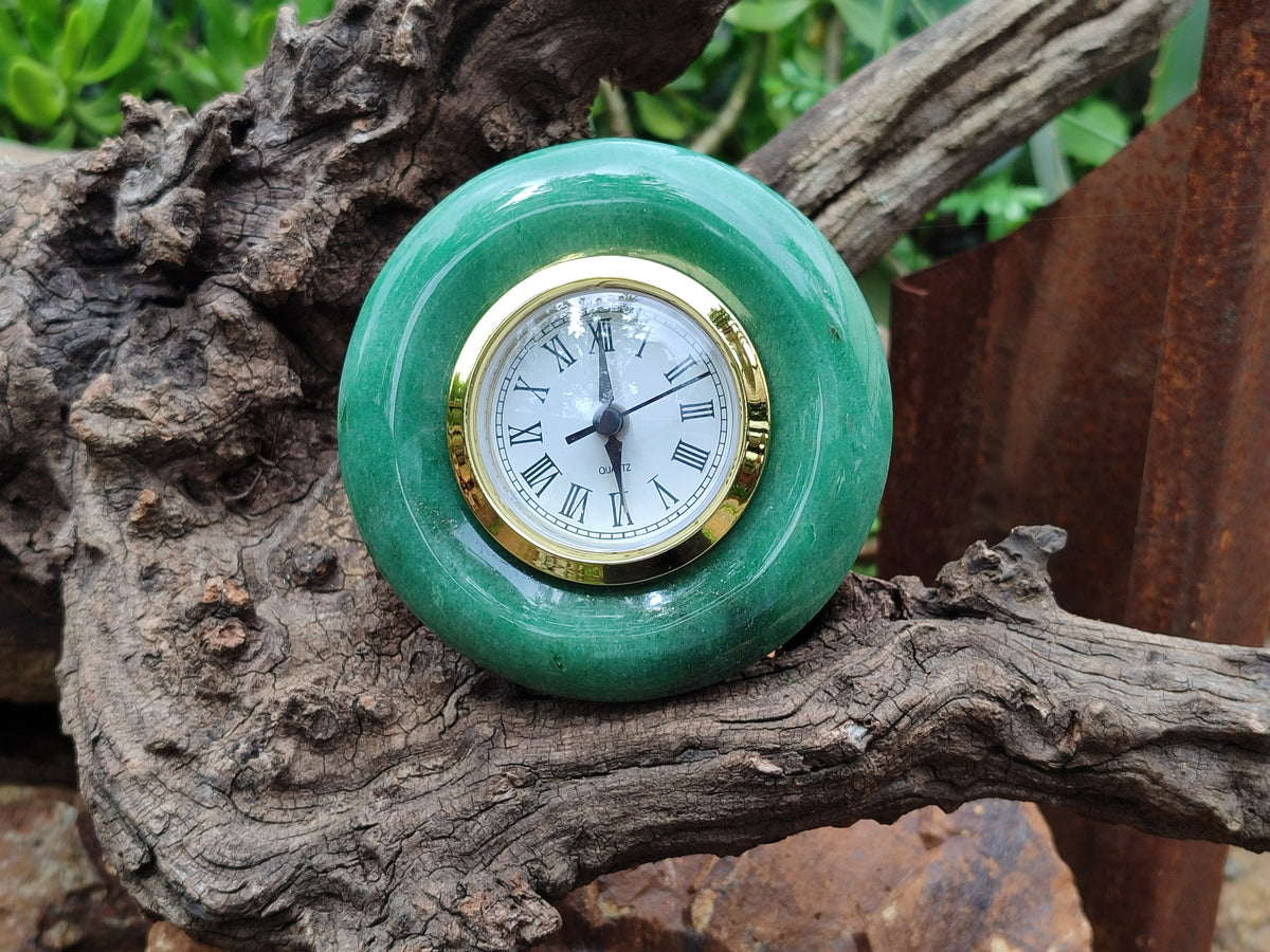 Polished Aventurine Alarm Clock - Sold Per Item - From Zimbabwe - Toprock Gemstones and Minerals 