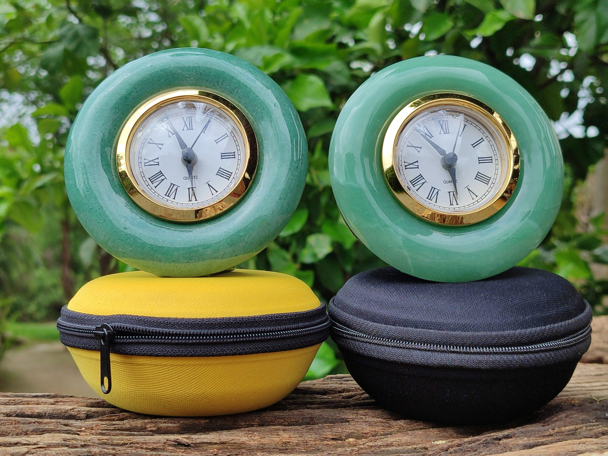 Polished Aventurine Alarm Clock - Sold Per Item - From Zimbabwe - Toprock Gemstones and Minerals 