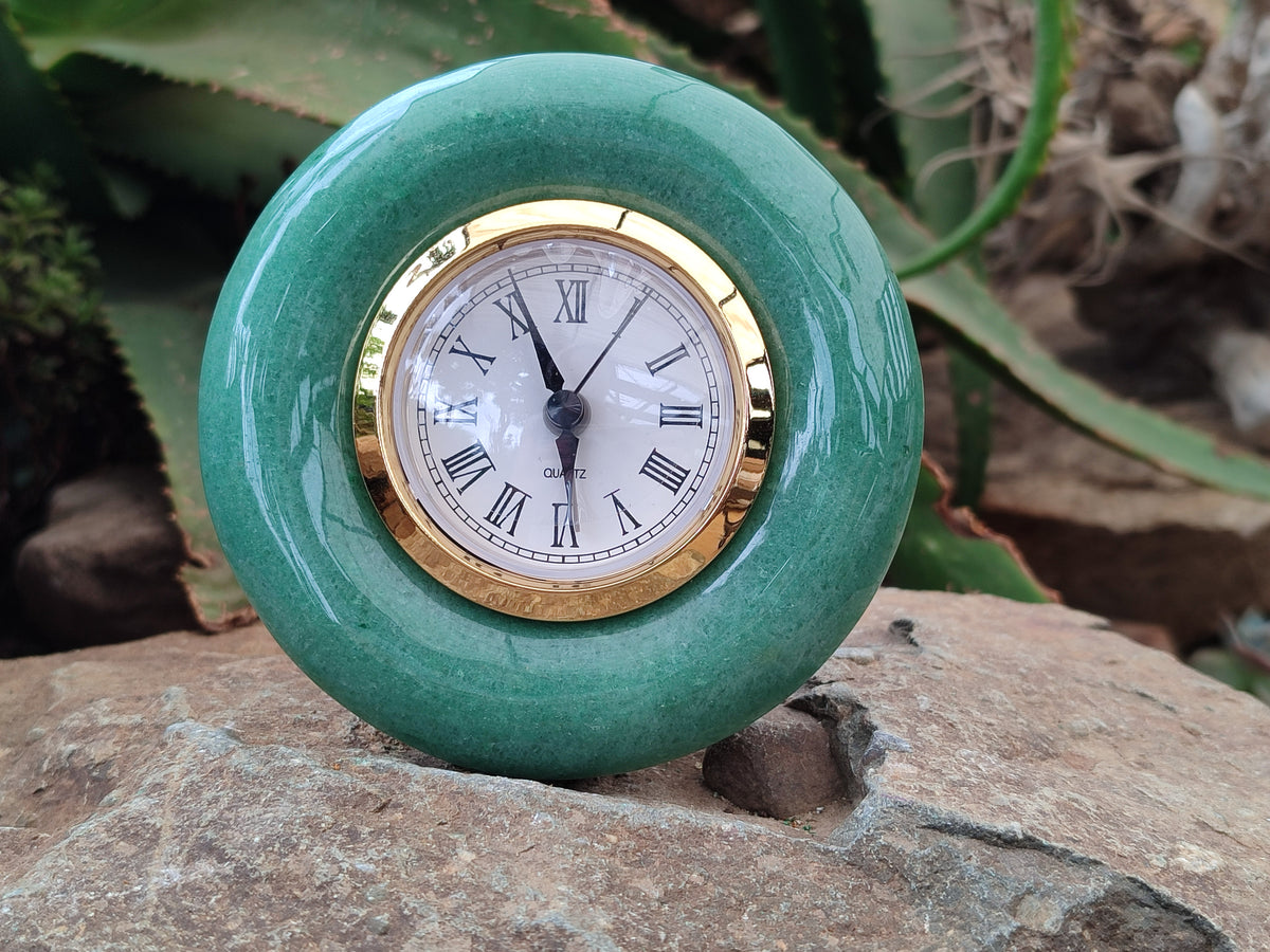 Polished Aventurine Alarm Clock - Sold Per Item - From Zimbabwe - Toprock Gemstones and Minerals 