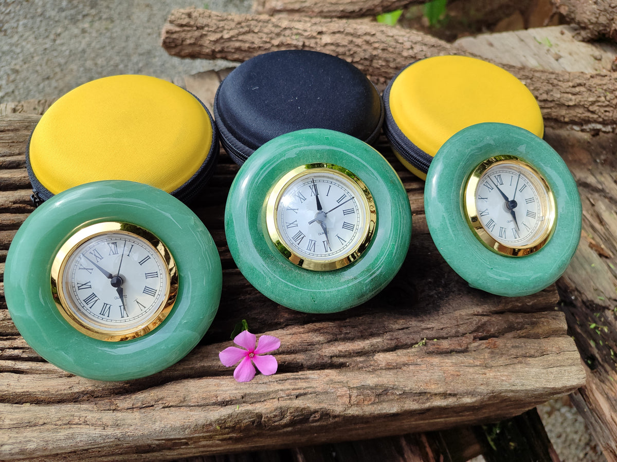 Polished Aventurine Alarm Clock - Sold Per Item - From Zimbabwe - Toprock Gemstones and Minerals 
