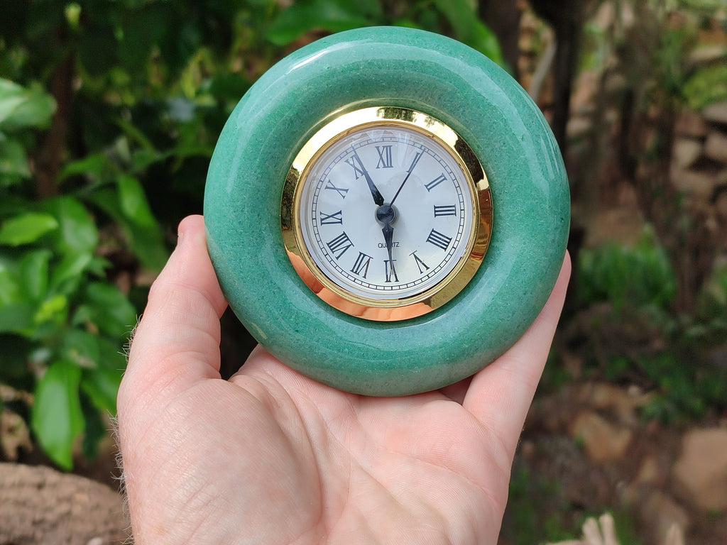 Polished Aventurine Alarm Clock - Sold Per Item - From Zimbabwe - Toprock Gemstones and Minerals 