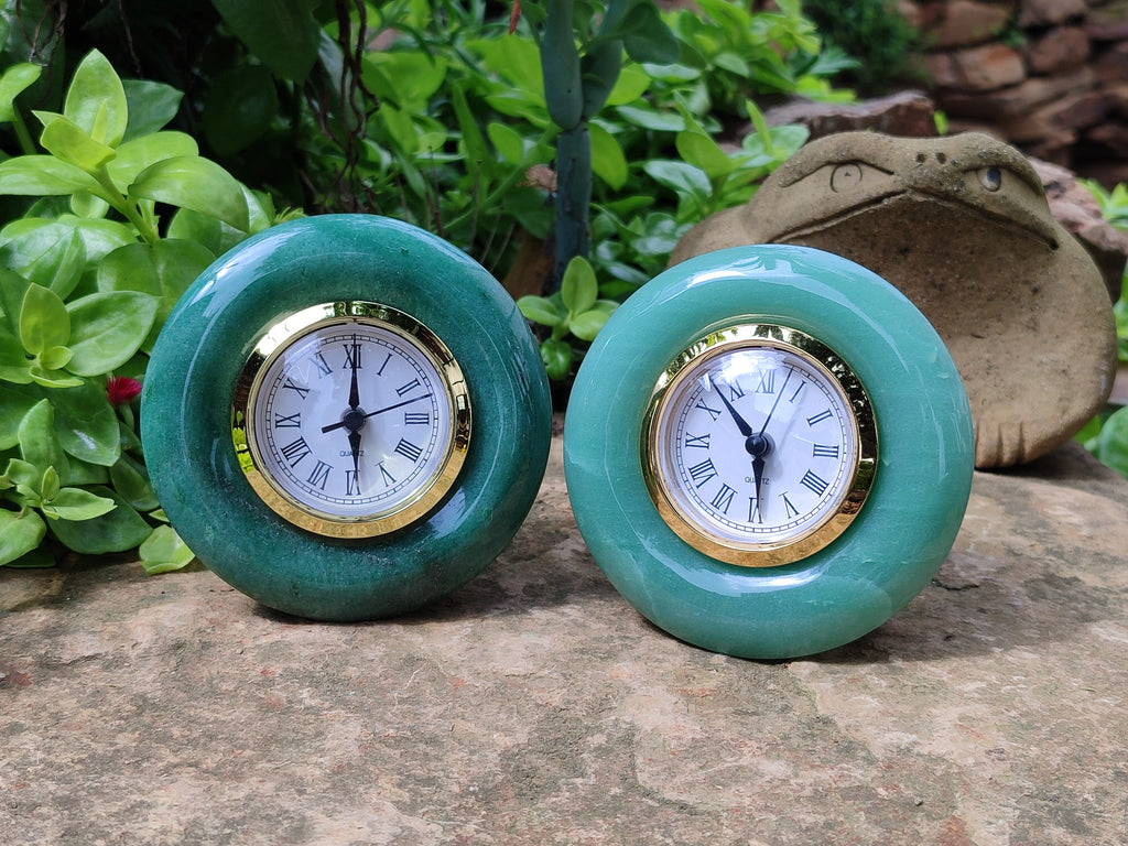 Polished Aventurine Alarm Clock - Sold Per Item - From Zimbabwe - Toprock Gemstones and Minerals 