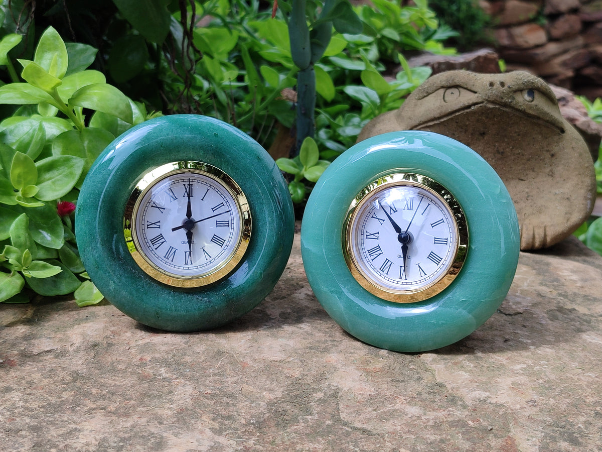 Polished Aventurine Alarm Clock - Sold Per Item - From Zimbabwe - Toprock Gemstones and Minerals 