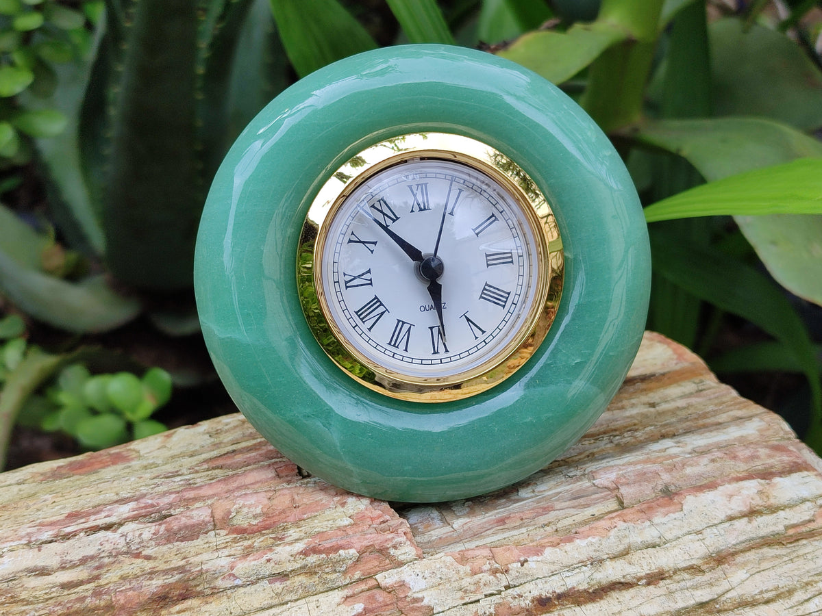 Polished Aventurine Alarm Clock - Sold Per Item - From Zimbabwe - Toprock Gemstones and Minerals 