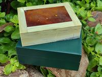 Hand Made Stone Jewellery Box x 1 From South Africa - Toprock Gemstones and Minerals 