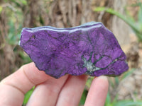 Polished On One Side Metallic Purpurite x 6 From Namibia - Toprock Gemstones and Minerals 