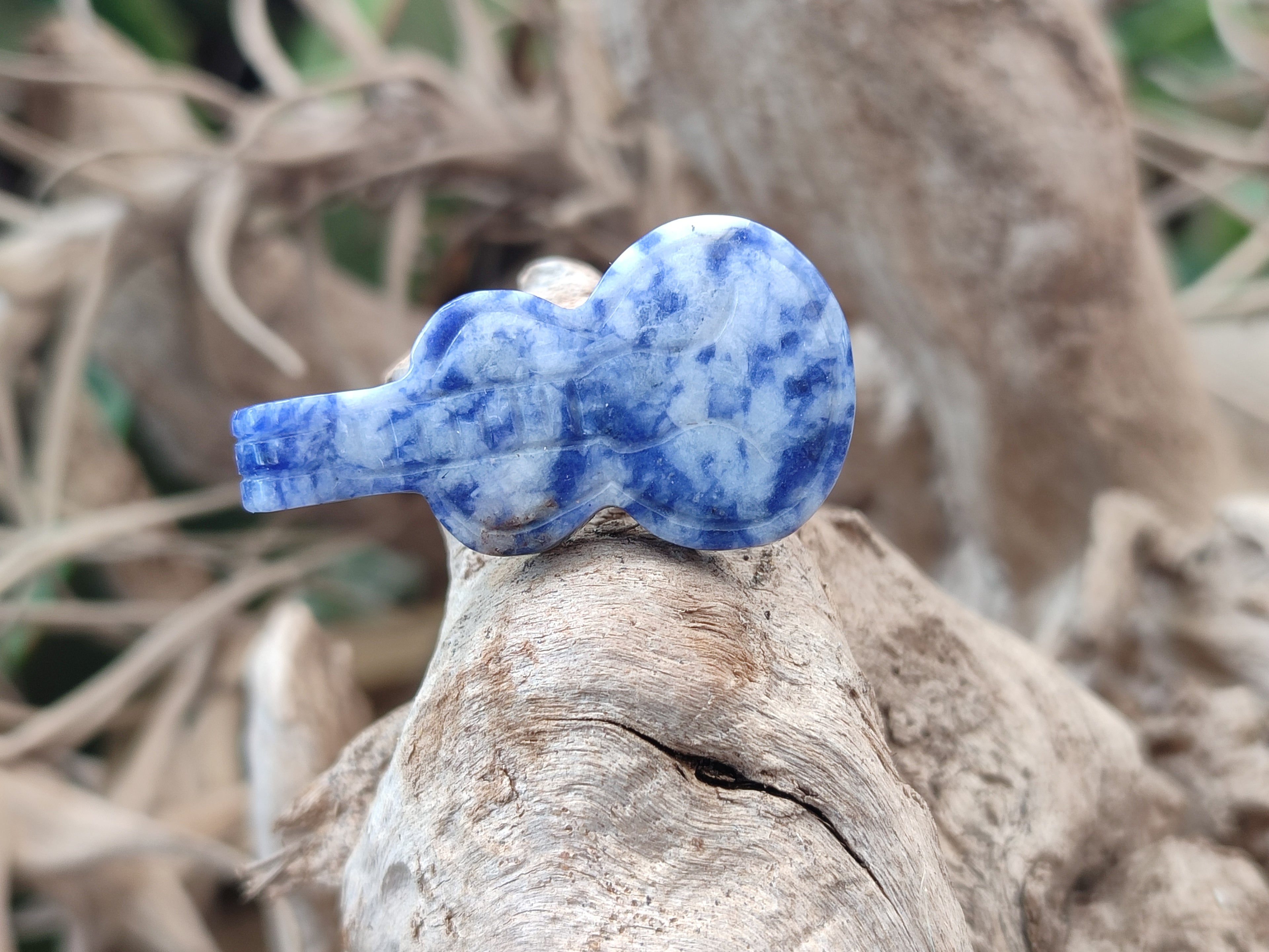 Hand Made Mixed Set Of 12 Gemstone Guitar Pendants - Sold Per Box - From Southern Africa - Toprock Gemstones and Minerals 