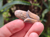 Hand Made Mixed Set Of 12 Gemstone Maize / Corn Cob Pendants - Sold Per Box - From World