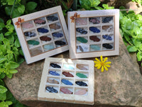 Hand Made Mixed Set Of 12 Gemstone Maize / Corn Cob Pendants - Sold Per Box - From World