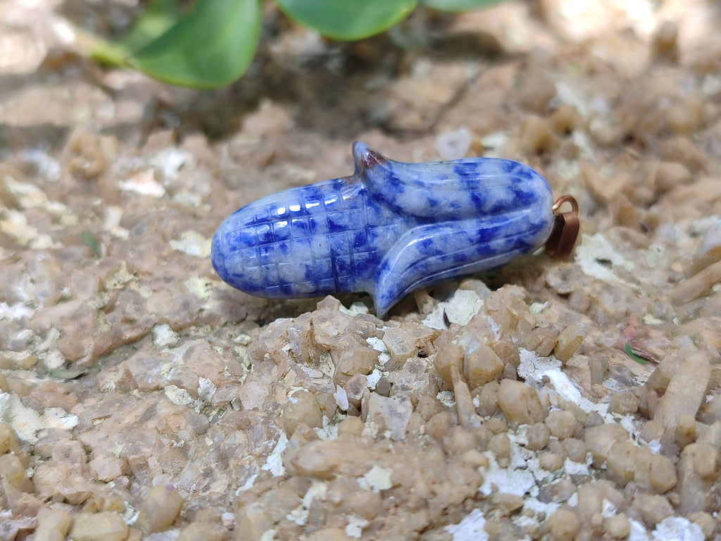 Hand Made Mixed Set Of 12 Gemstone Maize / Corn Cob Pendants - Sold Per Box - From World - Toprock Gemstones and Minerals 