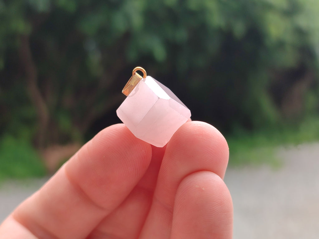 Hand Made Mixed Box Set of 12 Gemstone Dice Pendants - Sold Per Box - From World - Toprock Gemstones and Minerals 