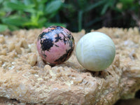 Polished Mixed Box Set of 12 Mini Gemstone Sphere - Sold Per Box - From World - Toprock Gemstones and Minerals 