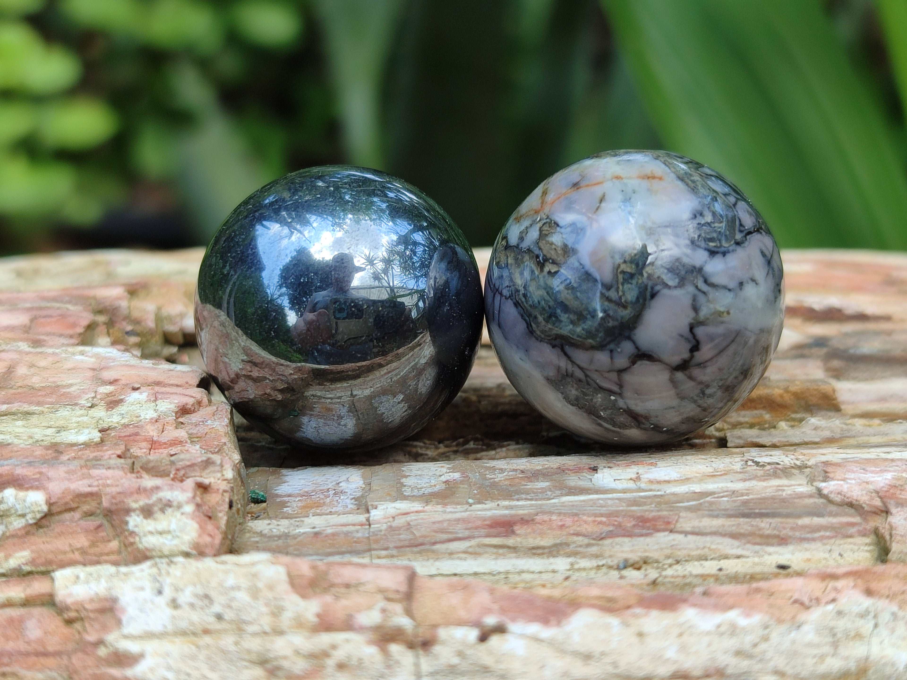 Polished Mixed Box Set of 12 Mini Gemstone Sphere - Sold Per Box - From World - Toprock Gemstones and Minerals 