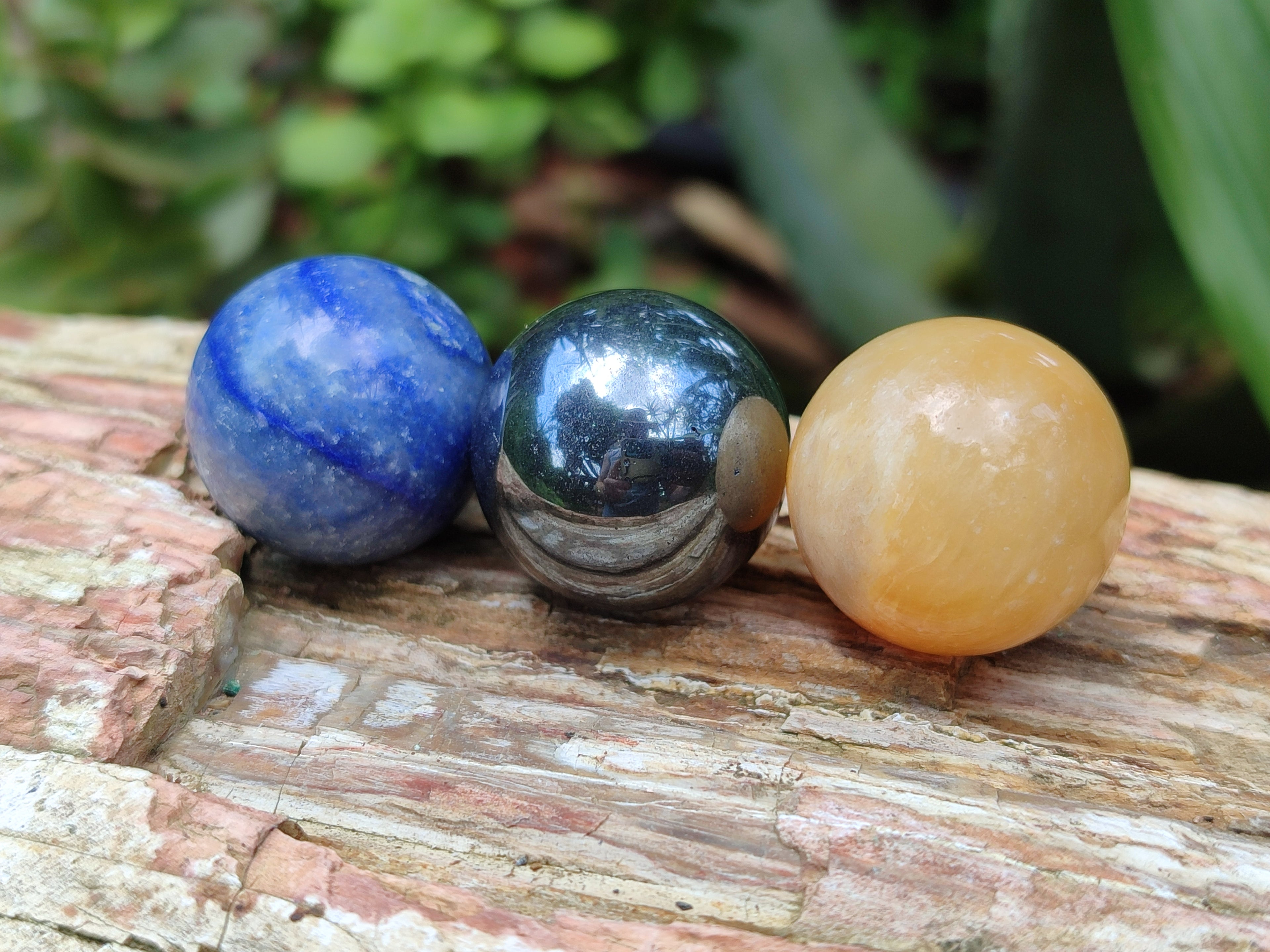 Polished Mixed Box Set of 12 Mini Gemstone Sphere - Sold Per Box - From World - Toprock Gemstones and Minerals 