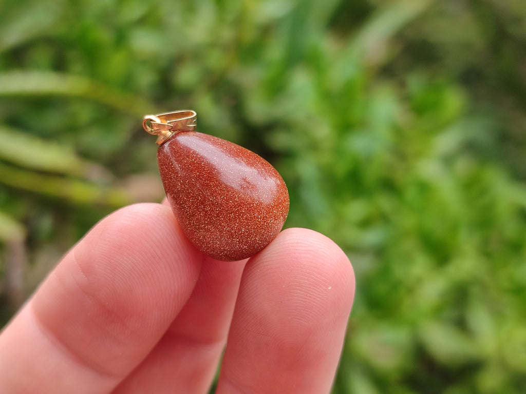 Hand Made Mixed Box Set of 12 Mini Gemstone Teardrop Pendants with Gold Clasp - Sold Per Box - From World - Toprock Gemstones and Minerals 