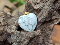 Hand Made Mixed Box Set of 12 Mini Gemstone Heart Pendants with Gold Clasp - Sold Per Box - From World