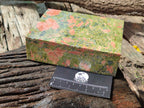 Hand Made Unakite Jewellery Box - Sold per Item - From South Africa - Toprock Gemstones and Minerals 