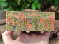 Hand Made Unakite Jewellery Box - Sold per Item - From South Africa - Toprock Gemstones and Minerals 