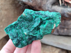 Natural Silky Malachite Specimens x 6 From Kasompe, Congo - Toprock Gemstones and Minerals 